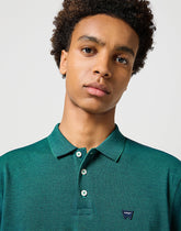 Męska Koszulka Wrangler LS Refined Polo Verdant Green 112357285 W8F3014320